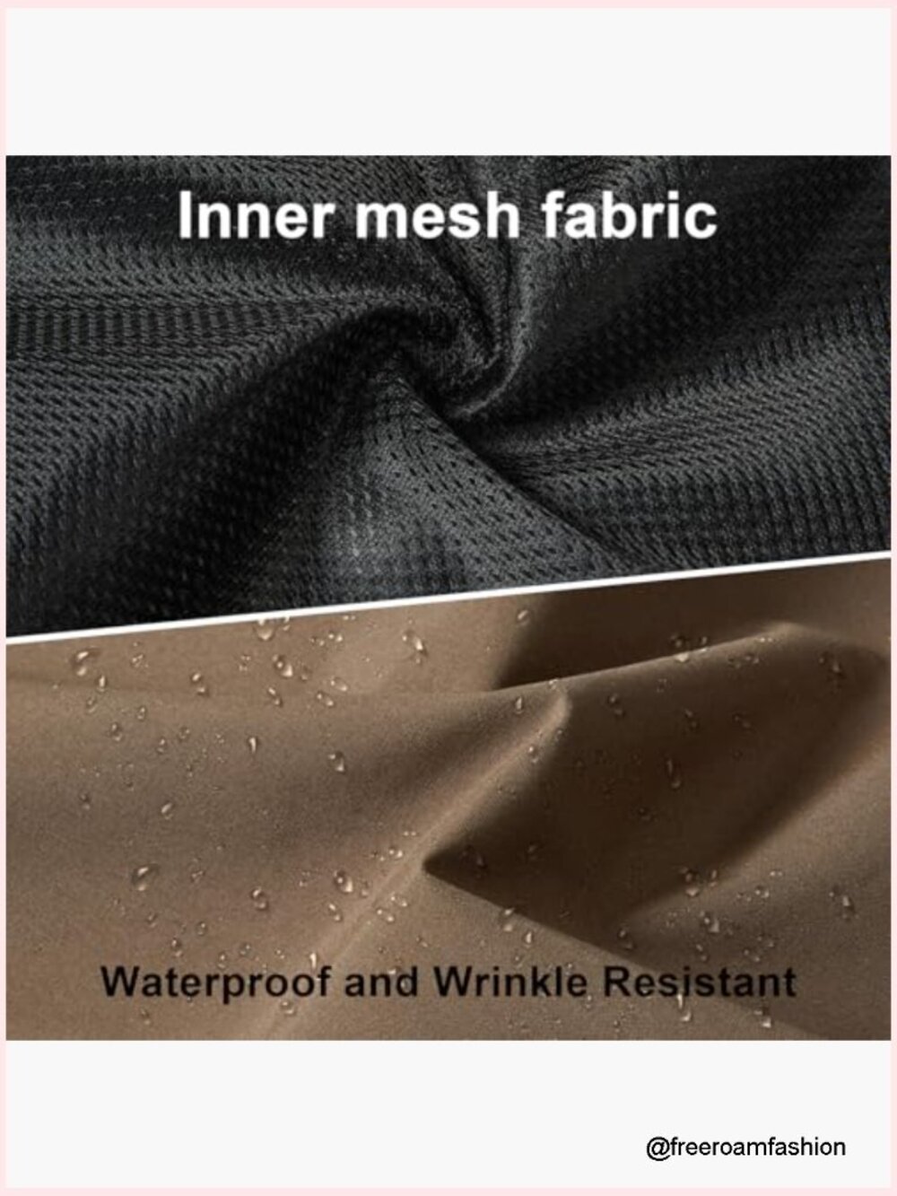 Men's Lightweight Waterproof Sleeveless Vest with 5 Cargo Pockets for Outdoor - Picture 6 of 7